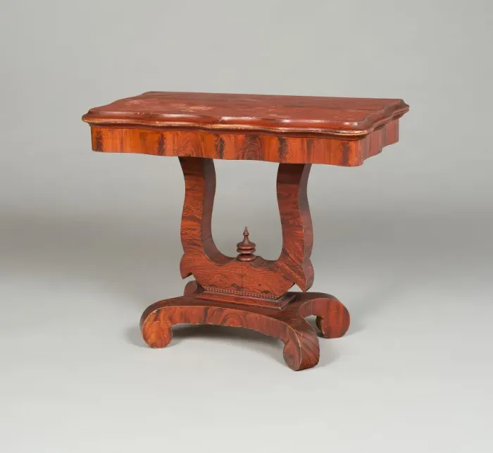 Framed Print : Card Table, 1835 / 50. Creator: Unknown Framed Print : Card Table, 1835 / 50. Creator: Unknown