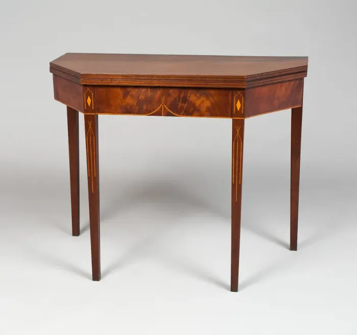 Framed Print : Card Table, c. 1790. Creator: Unknown Framed Print : Card Table, c. 1790. Creator: Unknown