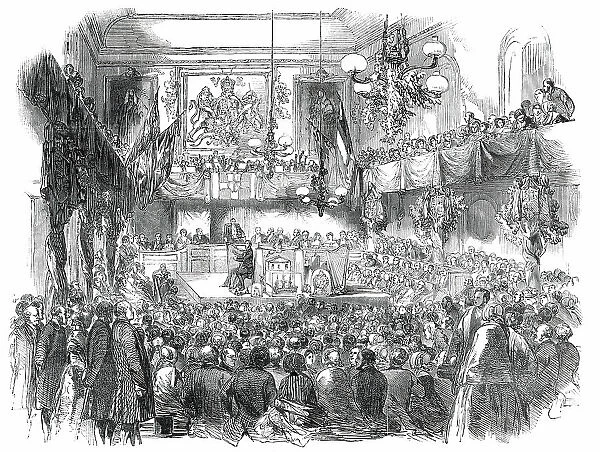 The Cardiff Athenaeum Eisteddfod, 1850. Creator: Unknown