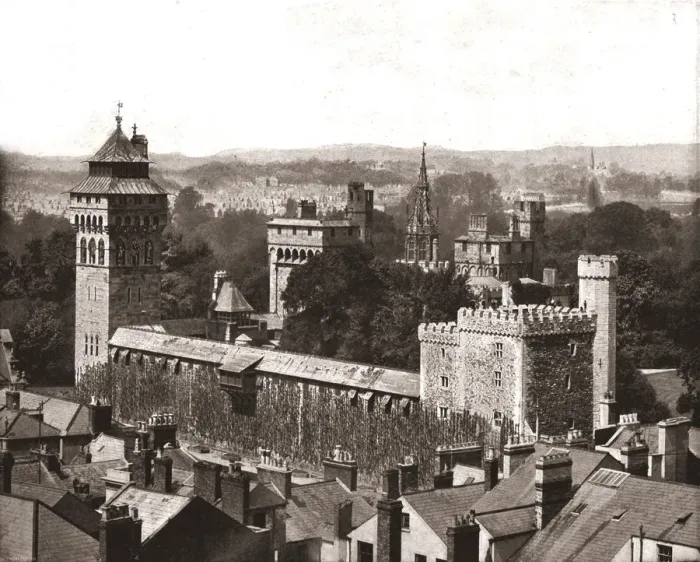 Framed Print : Cardiff Castle, Cardiff, Wales, 1894. Creator: Unknown Framed Print : Cardiff Castle, Cardiff, Wales, 1894. Creator: Unknown