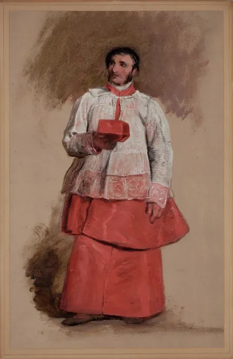 Framed Print : The Cardinal, between 1850 and 1900. Creator: Unknown Framed Print : The Cardinal, between 1850 and 1900. Creator: Unknown