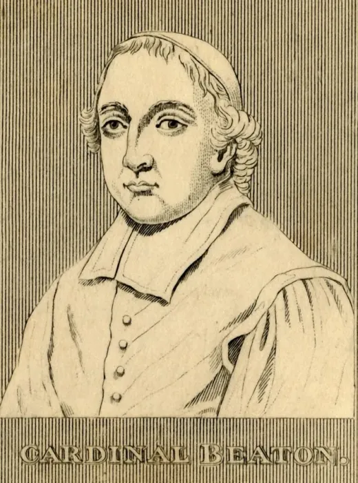 Framed Print : Cardinal Beaton, (1494-1546), 1830. Creator: Unknown