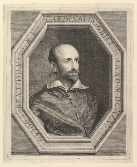 Framed Print : Cardinal Bentivoglio. Creator: Jean Morin Framed Print : Cardinal Bentivoglio. Creator: Jean Morin