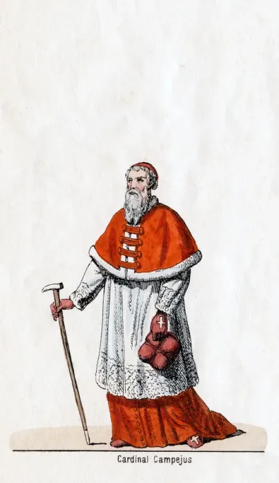 Framed Print : Cardinal Campeius, costume design for Shakespeares play, Henry VIII, 19th century Framed Print : Cardinal Campeius, costume design for Shakespeares play, Henry VIII, 19th century