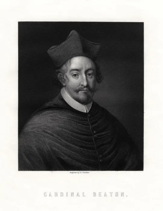 Framed Print : Cardinal David Beaton, (c1494-1546), Scottish cardinal and Archbishop of St AndrewsArtist: George J Stodart Framed Print : Cardinal David Beaton, (c1494-1546), Scottish cardinal and Archbishop of St AndrewsArtist: George J Stodart