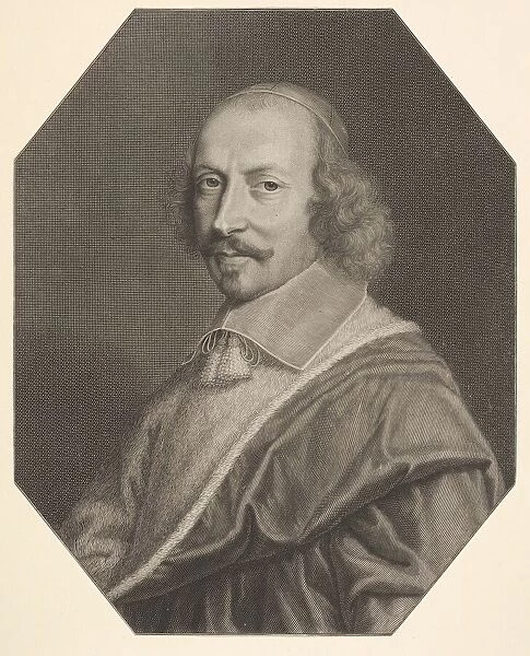 Cardinal Jules Mazarin, 1656. Creator: Robert Nanteuil