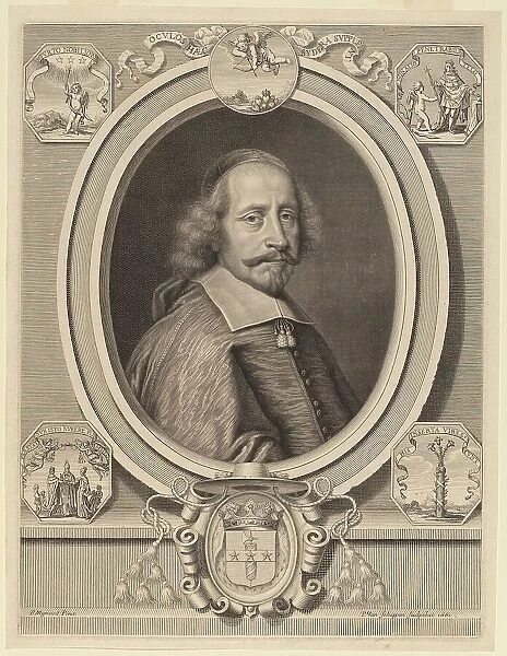 Cardinal Jules Mazarin, 1661. Creator: Pierre Louis van Schuppen