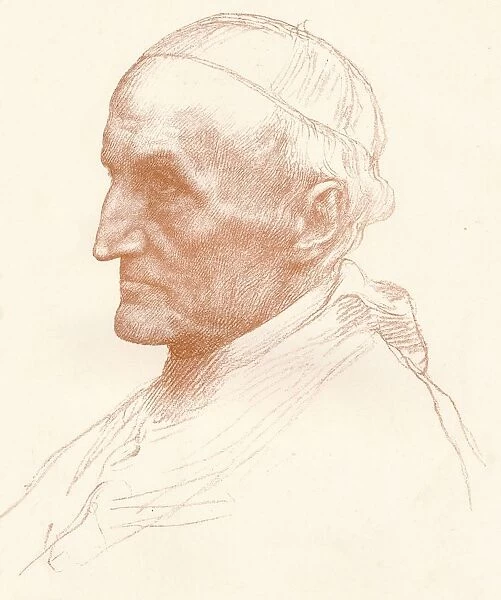 Cardinal Manning, , c1857-1903, (c1903). Artist: Alphonse Legros