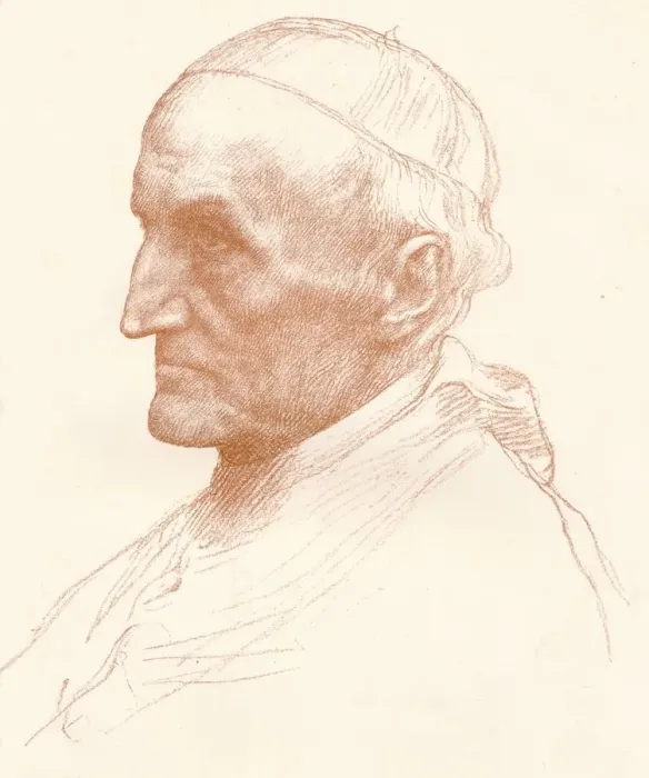 Framed Print : Cardinal Manning, , c1857-1903, (c1903). Artist: Alphonse Legros Framed Print : Cardinal Manning, , c1857-1903, (c1903). Artist: Alphonse Legros