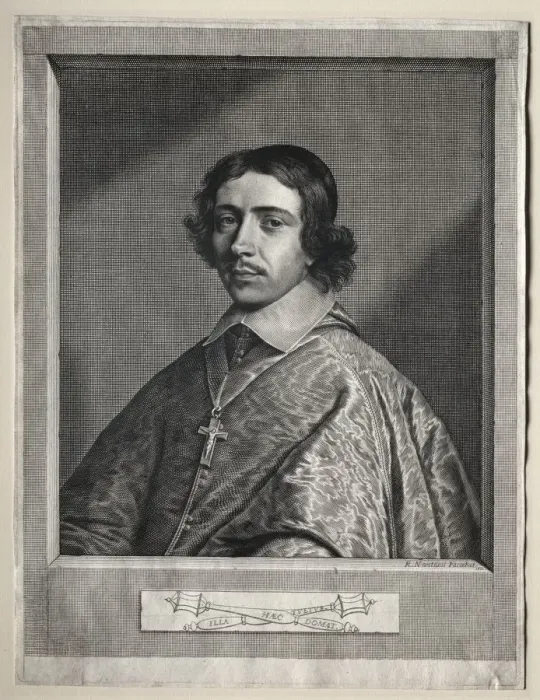 Framed Print : Cardinal de Retz, 1650. Creator: Robert Nanteuil (French, 1623-1678) Framed Print : Cardinal de Retz, 1650. Creator: Robert Nanteuil (French, 1623-1678)