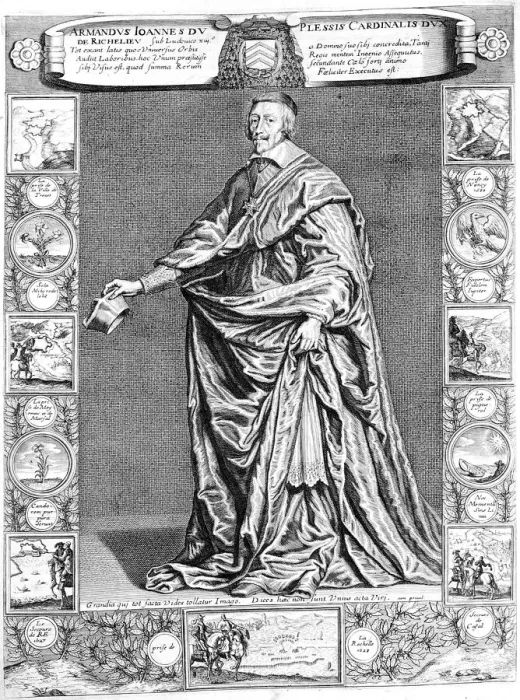 Framed Print : Cardinal Richelieu, c1637, (18th century) Framed Print : Cardinal Richelieu, c1637, (18th century)