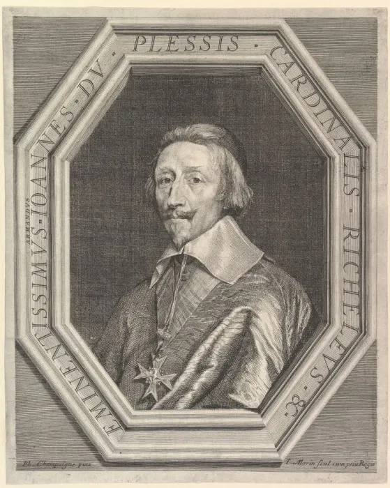 Framed Print : Cardinal de Richelieu. Creator: Jean Morin Framed Print : Cardinal de Richelieu. Creator: Jean Morin