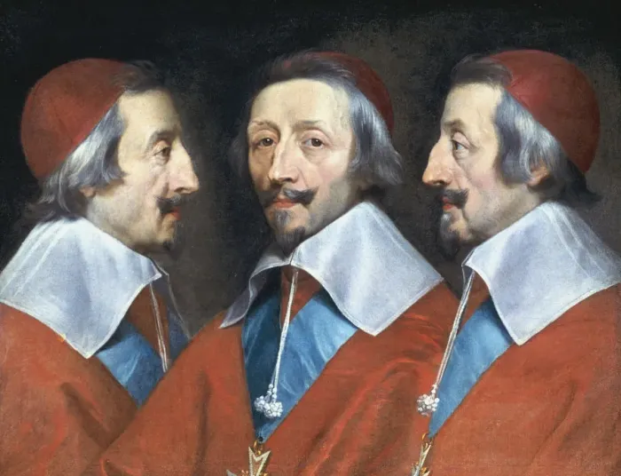 Framed Print : Cardinal Richelieu, French prelate and statesman, c1642. Artist: Philippe de Champaigne Framed Print : Cardinal Richelieu, French prelate and statesman, c1642. Artist: Philippe de Champaigne