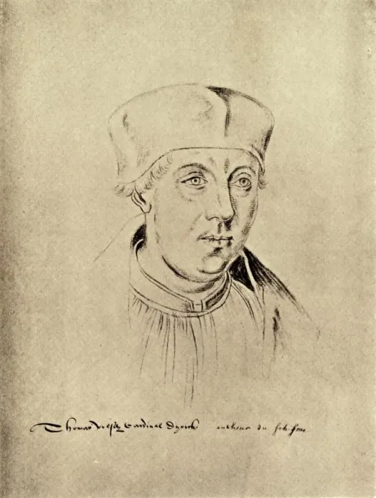 Framed Print : Cardinal Wolsey, (1909). Artist: Jacques Leboucq