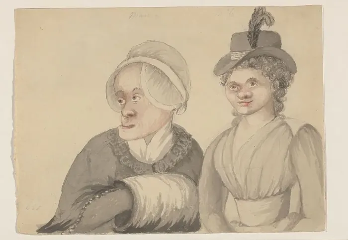 Framed Print : Caricature, 1750-1850. Creator: Anon Framed Print : Caricature, 1750-1850. Creator: Anon