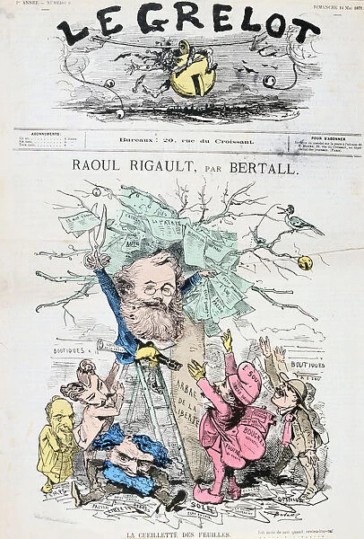 Caricature of Raoul Rigault, 14th May 1871. Artist: Bertall