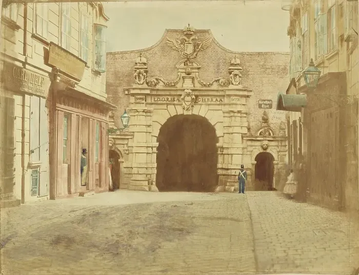 Framed Print : Carinthian gate, about 1850-1859. Creator: Unknown Framed Print : Carinthian gate, about 1850-1859. Creator: Unknown