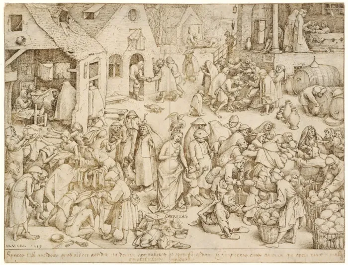 Framed Print : Caritas (Charity), 1559. Artist: Bruegel (Brueghel), Pieter, the Elder (ca 1525-1569) Framed Print : Caritas (Charity), 1559. Artist: Bruegel (Brueghel), Pieter, the Elder (ca 1525-1569)