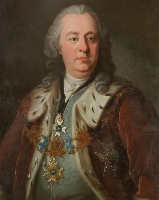 Framed Print : Carl Didrik Ehrenpreus, 1692-1760, count, 1754. Creator: Per Fjellström Framed Print : Carl Didrik Ehrenpreus, 1692-1760, count, 1754. Creator: Per Fjellström