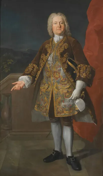 Framed Print : Carl Gustaf Tessin, 1695-1770, count, councillor, c18th century. Creator: Martin van Meytens Framed Print : Carl Gustaf Tessin, 1695-1770, count, councillor, c18th century. Creator: Martin van Meytens