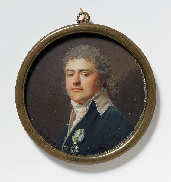 Carl Henrik Posse, 1767-1843, Count, military officer, 1799. Creator: Giovanni Domenico Bossi