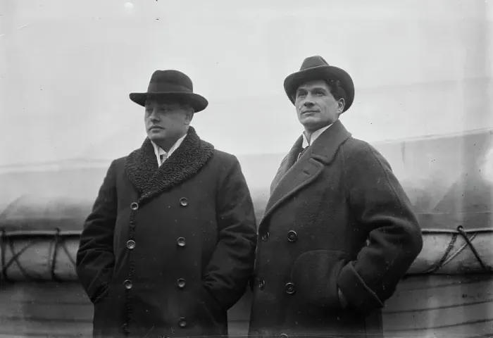 Framed Print : Carl Jorn and Adam Didur, between c1910 and c1915. Creator: Bain News Service Framed Print : Carl Jorn and Adam Didur, between c1910 and c1915. Creator: Bain News Service