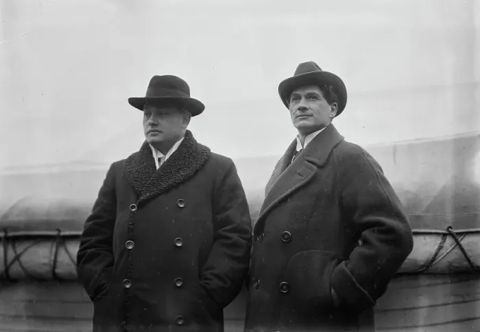 Framed Print : Carl Jorn and Adam Didur, between c1910 and c1915. Creator: Bain News Service Framed Print : Carl Jorn and Adam Didur, between c1910 and c1915. Creator: Bain News Service