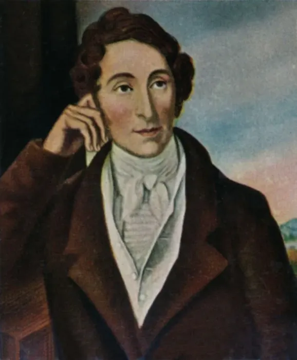 Framed Print : Carl Maria von Weber. 1786-1826, 1934