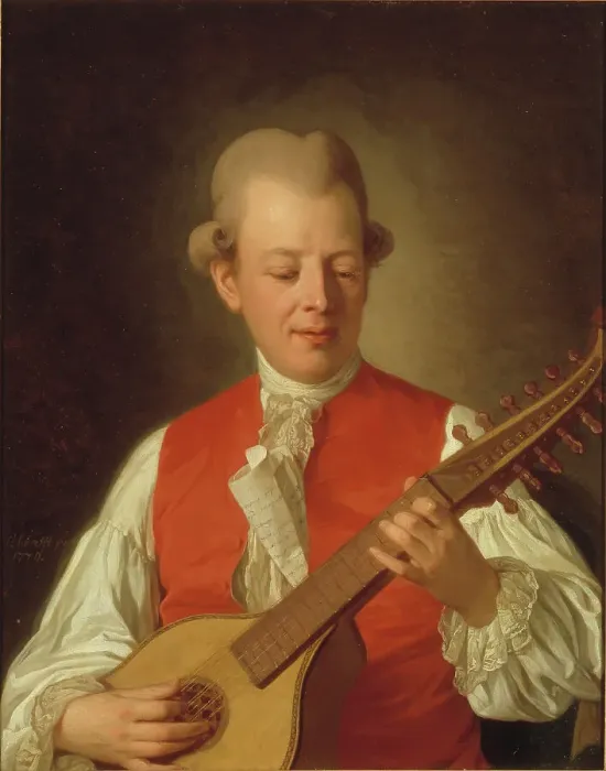 Framed Print : Carl Michael Bellman, 1740-1795, poet, 1779. Creator: Per Krafft the Elder Framed Print : Carl Michael Bellman, 1740-1795, poet, 1779. Creator: Per Krafft the Elder