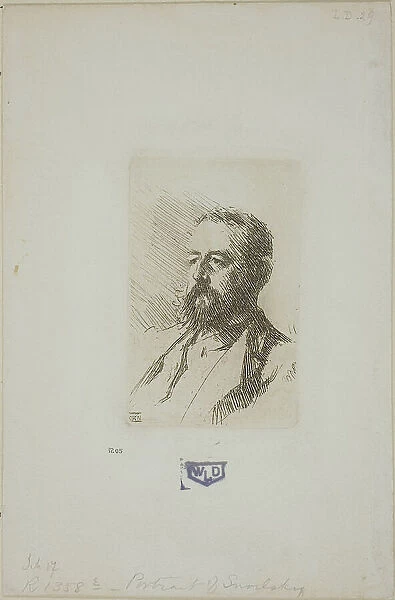 Carl Snoilsky, 1888. Creator: Anders Leonard Zorn