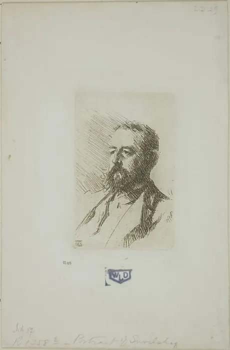 Framed Print : Carl Snoilsky, 1888. Creator: Anders Leonard Zorn Framed Print : Carl Snoilsky, 1888. Creator: Anders Leonard Zorn