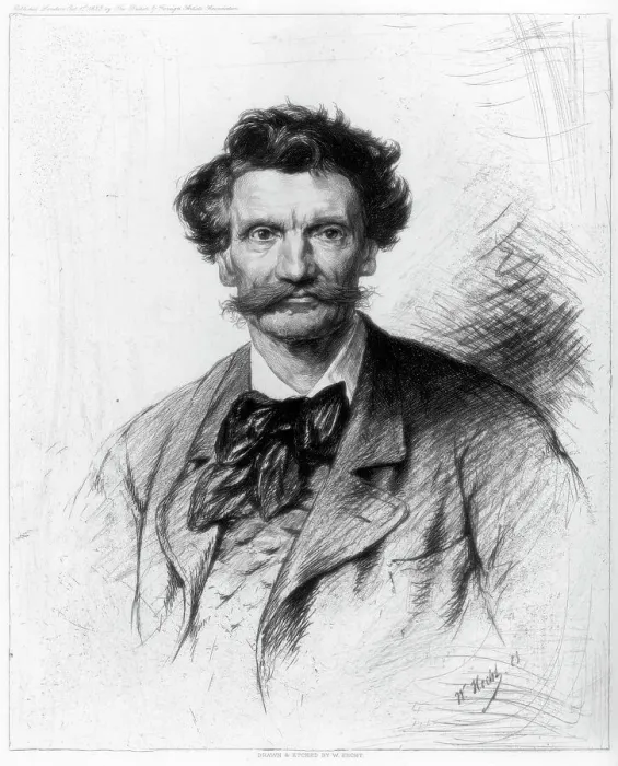 Framed Print : Carl von Piloty, German artist, c1880-1882. Artist: W Hecht Framed Print : Carl von Piloty, German artist, c1880-1882. Artist: W Hecht