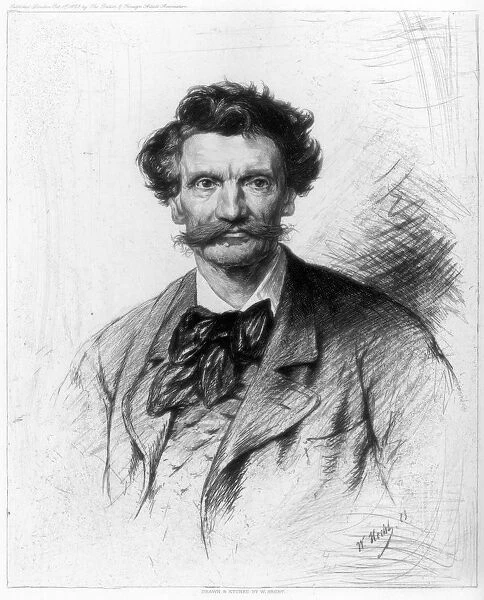 Carl von Piloty, German artist, c1880-1882. Artist: W Hecht