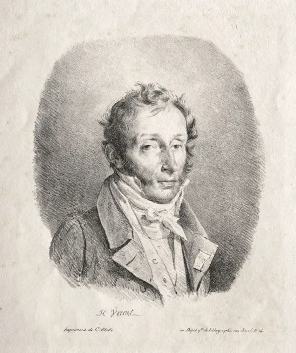Framed Print : Carle Vernet, 1817. Creator: Horace Vernet (French, 1789-1863) Framed Print : Carle Vernet, 1817. Creator: Horace Vernet (French, 1789-1863)