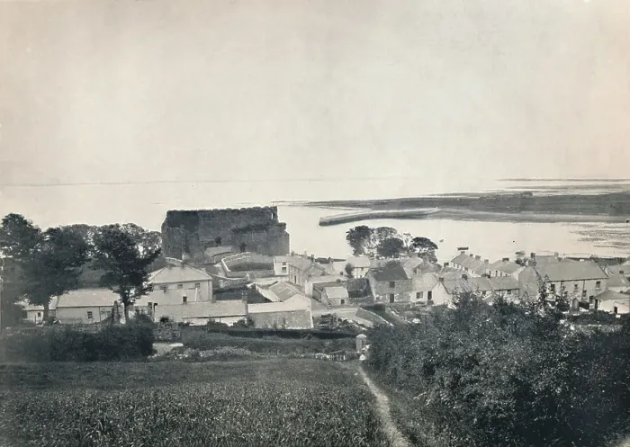 Framed Print : Carlingford - Showing the Ruins of Carlingford Castle, 1895 Framed Print : Carlingford - Showing the Ruins of Carlingford Castle, 1895