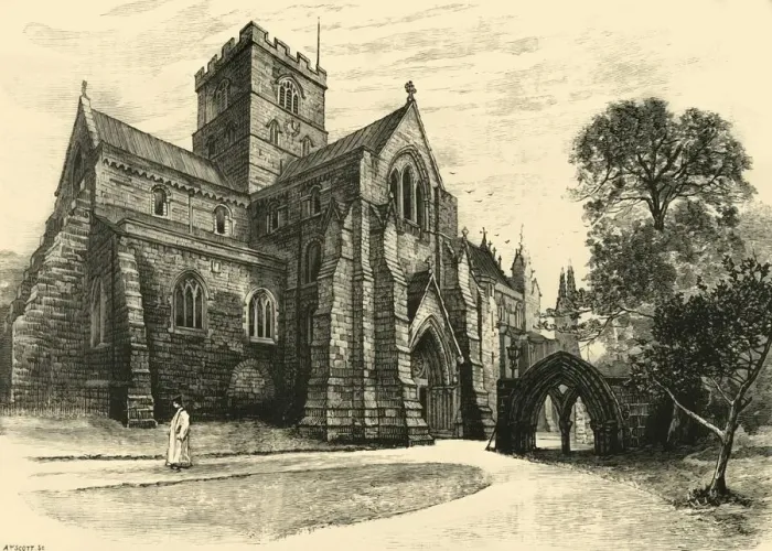 Framed Print : Carlisle Cathedral, 1898. Creator: Unknown Framed Print : Carlisle Cathedral, 1898. Creator: Unknown