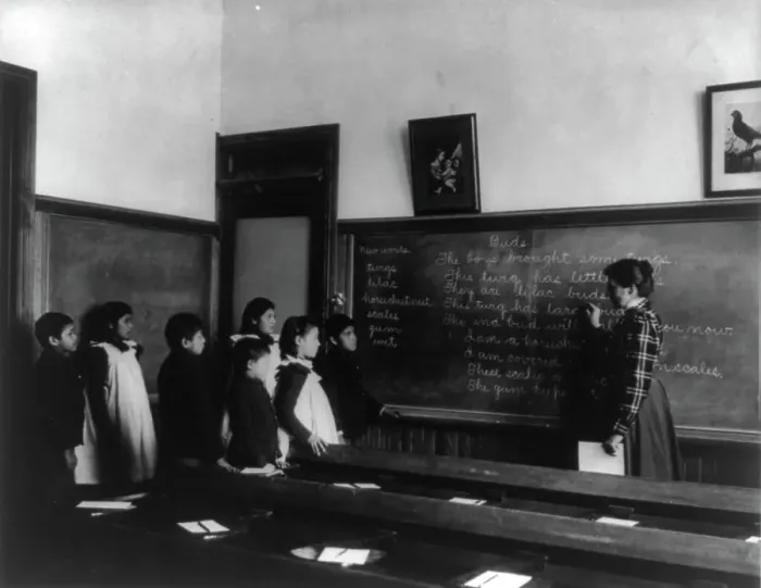 Framed Print : Carlisle Indian School, Carlisle, Pa. Classroom scene, 1901. Creator: Frances Benjamin Johnston Framed Print : Carlisle Indian School, Carlisle, Pa. Classroom scene, 1901. Creator: Frances Benjamin Johnston