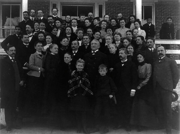Carlisle Indian School, Carlisle, Pa. Faculty(?) in a group, 1901. Creator: Frances Benjamin Johnston