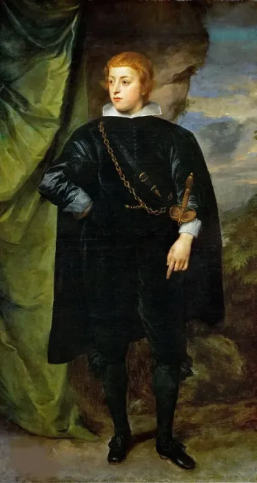Framed Print : Carlo Emanuele d Este, Marchese di Borgomanero (1622-1695), c. 1635. Creator: Dyck Framed Print : Carlo Emanuele d Este, Marchese di Borgomanero (1622-1695), c. 1635. Creator: Dyck
