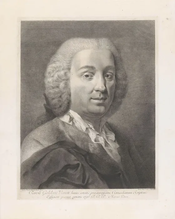 Framed Print : Carlo Goldoni (1707-1793). Creator: Pitteri, Marco (1702-1786) Framed Print : Carlo Goldoni (1707-1793). Creator: Pitteri, Marco (1702-1786)