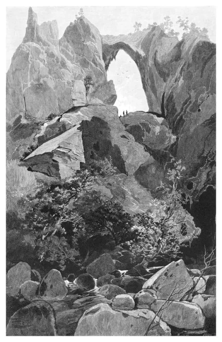 Framed Print : Carlotta Arch, Jenolan Caves, New South Wales, Australia, 1886. Artist: Frederic B Schell