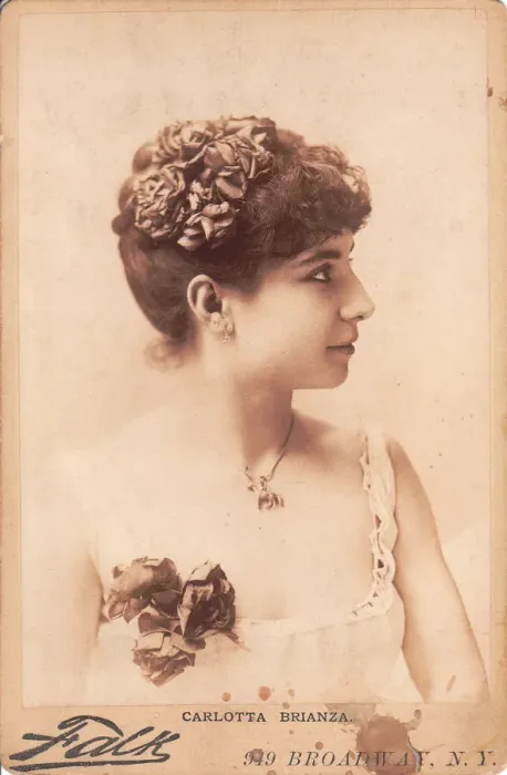 Framed Print : Carlotta Brianza Artist: Photo studio Benjamin J. Falk Framed Print : Carlotta Brianza Artist: Photo studio Benjamin J. Falk