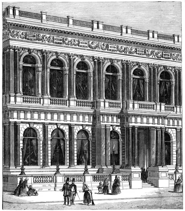 Framed Print : The Carlton Club, London, 1891