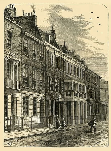 Carlyles House, Great Cheyne Row, c1876. Creator: Unknown