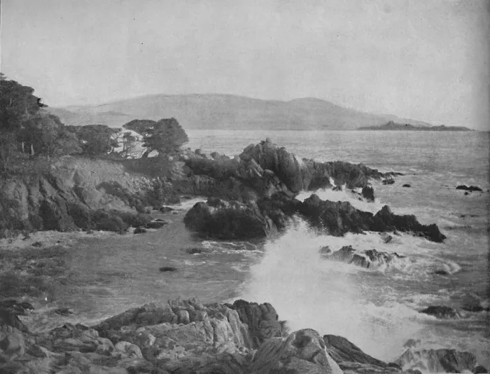Framed Print : Carmel Bay, California, c1897. Creator: Unknown Framed Print : Carmel Bay, California, c1897. Creator: Unknown