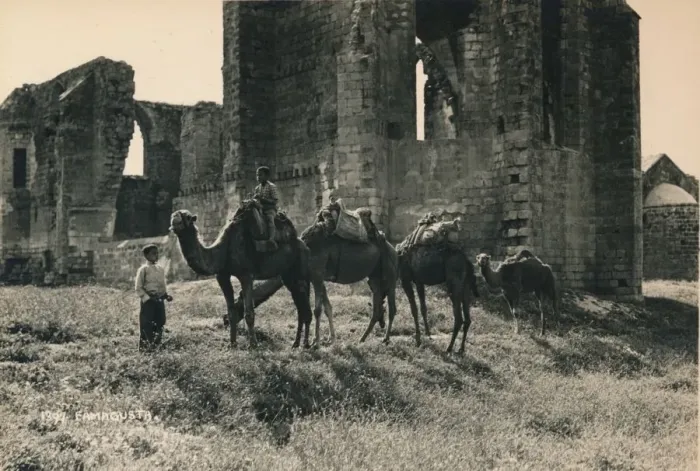 Framed Print : Carmelite and Armenian churches at Martinengo Bastion, Famagusta, Northern Cyprus, 1936 Framed Print : Carmelite and Armenian churches at Martinengo Bastion, Famagusta, Northern Cyprus, 1936