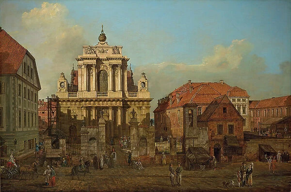 The Carmelite Church in Warsaw, 1780. Creator: Bellotto, Bernardo (1720-1780)