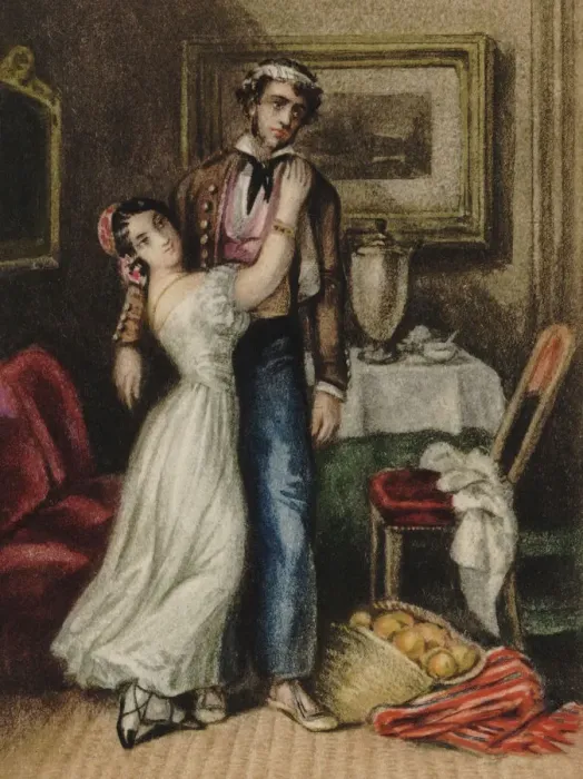 Framed Print : Carmen, 1846 Framed Print : Carmen, 1846