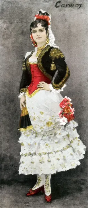 Framed Print : Carmen, 1889 Framed Print : Carmen, 1889