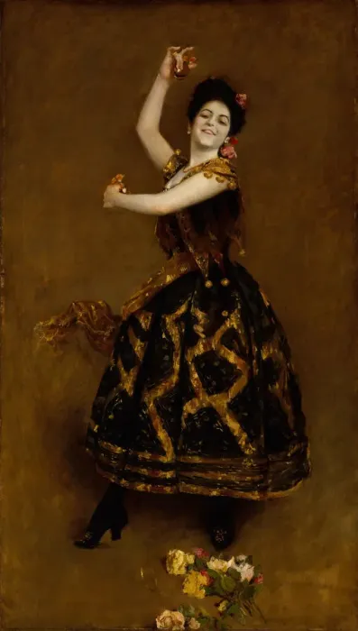 Framed Print : Carmencita, 1890. Creator: William Merritt Chase Framed Print : Carmencita, 1890. Creator: William Merritt Chase